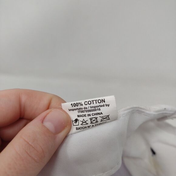 Costa Strapback Hat White One Size Adjustable Vented Holes 6 Panel Unique Europe - Picture 9 of 9